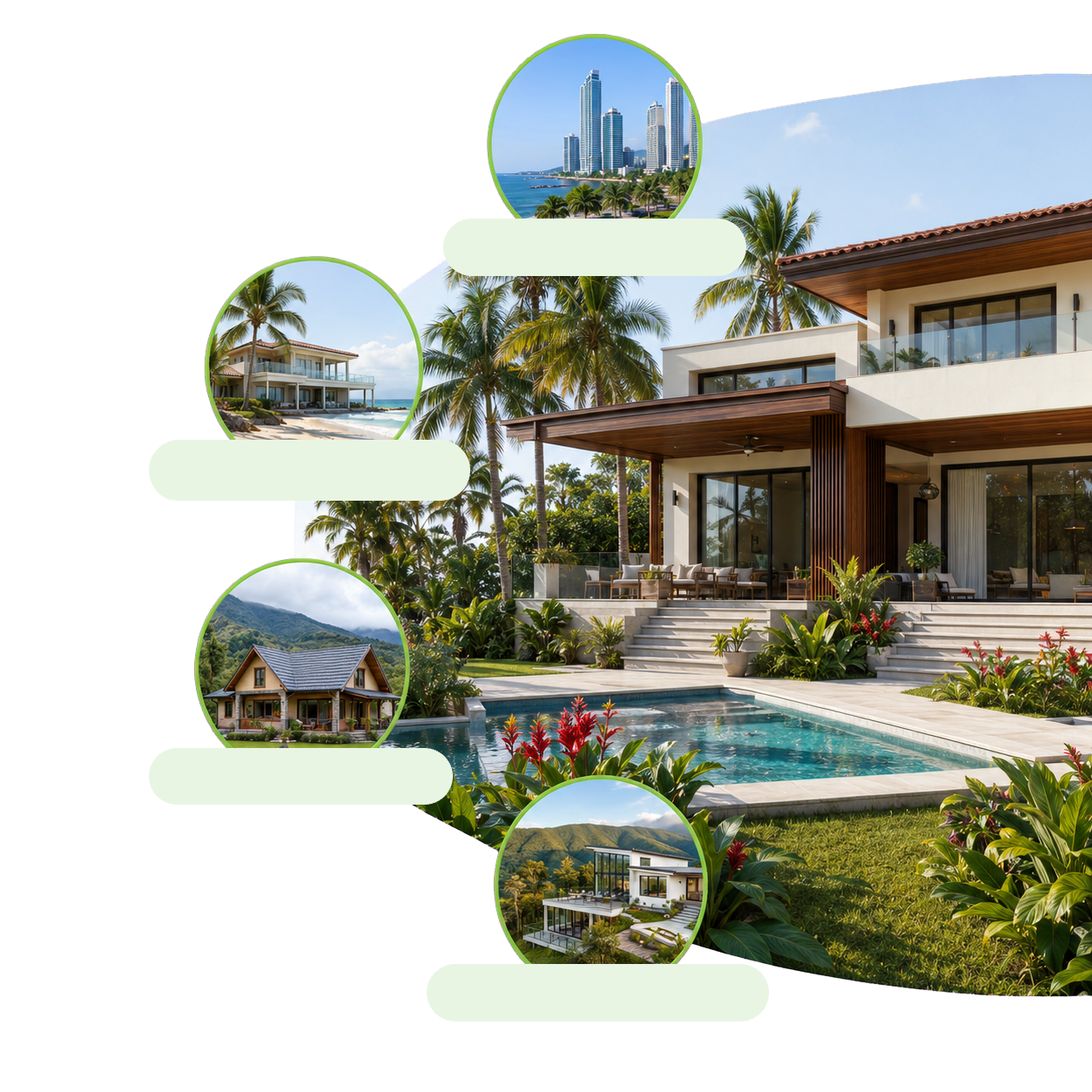 Panamá real estate collage